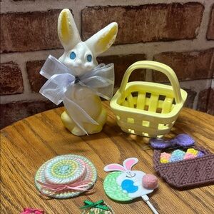 Vintage Easter items, lot of 6